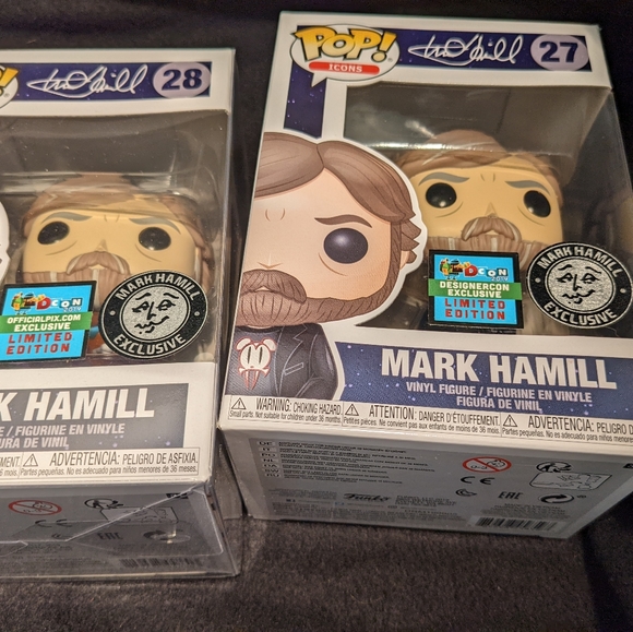Funko pop icons Mark Hamill set of 2 - Picture 3 of 6